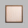 Rectangle Walnut-Colored Birch Mini Floaters / 2 per pack