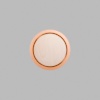 Round Metallic Bronze Mini Floaters / 4 per pack
