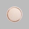 Round Natural Birch Plywood Mini Floaters / 2 per pack