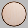 Round Walnut-Colored Birch Mini Floaters