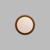 Round Walnut-Colored Birch Mini Floaters / 4 per pack