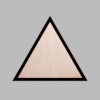 Triangle Matte Black Mini Floaters