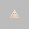 Triangle Metallic Gold Mini Floaters / 4 per pack