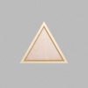 Triangle Metallic Gold Mini Floaters / 2 per pack