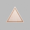 Triangle Natural Birch Plywood Mini Floaters / 2 per pack