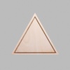 Triangle Natural Birch Plywood Mini Floaters / 2 per pack