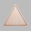 Triangle Natural Birch Plywood Mini Floaters