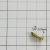 #2 3/8 inch - Flat Head, Plated Brass