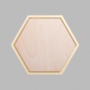 Hexagon Metallic Gold Mini Floaters