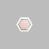 Hexagon Matte White Mini Floaters / 4 per pack
