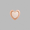 Heart Metallic Bronze Mini Floaters / 4 per pack
