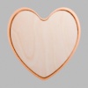 Heart Metallic Bronze Mini Floaters
