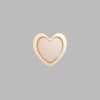 Heart Metallic Gold Mini Floaters / 4 per pack
