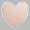 Heart Metallic Silver Mini Floaters