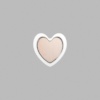 Heart Matte White Mini Floaters / 4 per pack