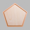 Pentagon Metallic Bronze Mini Floaters
