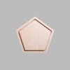 Pentagon Natural Birch Plywood Mini Floaters / 2 per pack
