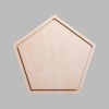 Pentagon Natural Birch Plywood Mini Floaters