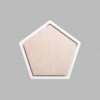 Pentagon Matte White Mini Floaters / 2 per pack