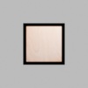 Rectangle Matte Black Mini Floaters / 4 per pack