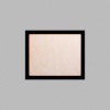 Rectangle Matte Black Mini Floaters / 4 per pack