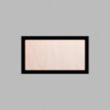 Rectangle Matte Black Mini Floaters / 2 per pack