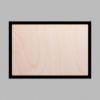 Rectangle Matte Black Mini Floaters / 2 per pack