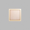 Rectangle Metallic Gold Mini Floaters / 4 per pack