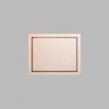 Rectangle Natural Birch Plywood Mini Floaters / 4 per pack