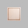 Rectangle Natural Birch Plywood Mini Floaters / 4 per pack