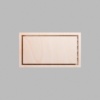 Rectangle Natural Birch Plywood Mini Floaters / 2 per pack