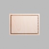 Rectangle Natural Birch Plywood Mini Floaters / 4 per pack