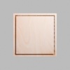 Rectangle Natural Birch Plywood Mini Floaters / 2 per pack