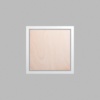 Rectangle Metallic Silver Mini Floaters / 4 per pack