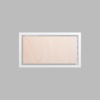 Rectangle Metallic Silver Mini Floaters / 2 per pack