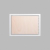 Rectangle Metallic Silver Mini Floaters / 4 per pack