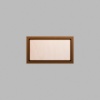 Rectangle Walnut-Colored Birch Mini Floaters / 4 per pack