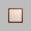 Rectangle Walnut-Colored Birch Mini Floaters / 4 per pack