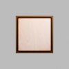 Rectangle Walnut-Colored Birch Mini Floaters / 2 per pack