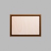 Rectangle Walnut-Colored Birch Mini Floaters / 4 per pack