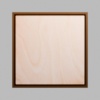 Rectangle Walnut-Colored Birch Mini Floaters