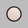 Round Matte Black Mini Floaters / 2 per pack