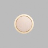 Round Metallic Gold Mini Floaters / 4 per pack