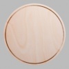 Round Natural Birch Plywood Mini Floaters