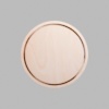 Round Natural Birch Plywood Mini Floaters / 2 per pack