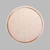 Round Natural Birch Plywood Mini Floaters