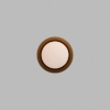Round Walnut-Colored Birch Mini Floaters / 4 per pack