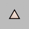 Triangle Matte Black Mini Floaters / 4 per pack