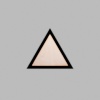 Triangle Matte Black Mini Floaters / 4 per pack