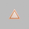 Triangle Metallic Bronze Mini Floaters / 4 per pack